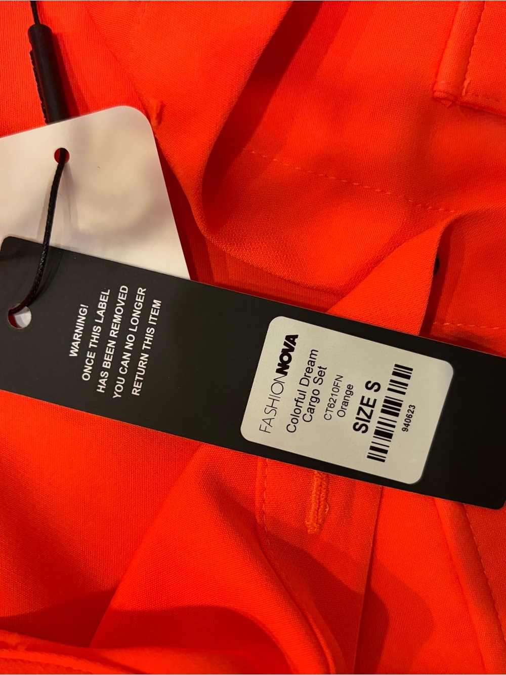 orange cargo set - Picture 3 of 8